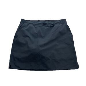 J Jill Fit Women Medium Black Skort Athletic Outdoor Tennis Golf Sz M 30-23